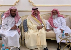 سمو أمير الرياض يعزي أسرة النشوان