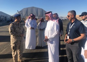 سلطان بن سلمان يقف ميدانياً على استعدادات المعرض السعودي الدولي للطيران