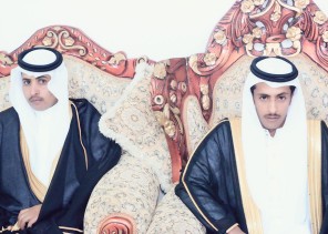 احتفال الشابان منيف عايد الشويلعي و عبدالحكيم محمد الشويلعي بفرحتي العيد والزواج معًا