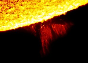 شواظ شمسي ضخم !!