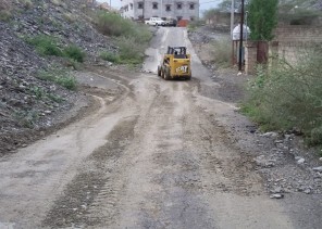 مكتب الخدمات البلدية بالحبيل يزيل الآثار التي خلفتها الأمطار