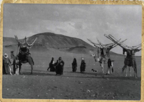 صورة تبرز جانباً من حياة الناس في الجوف قبل نحو 100 عام