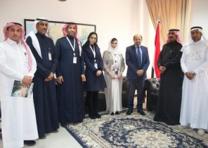 السفير اليمني بالسعودية يستقبل بمكتبه بحي السفارات بالرياض وفد المنظمة العربية للسلام والتنمية مساء اليوم