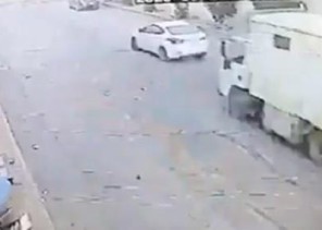 شاهد .. كاميرا مراقبة توثق حادث سرقة سيارة “دينا” في حي الرمال بـ”الرياض”