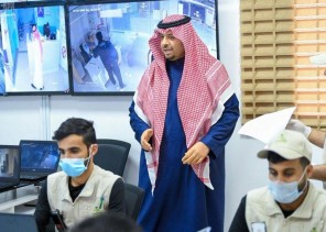 سمو الامير فيصل بن خالد بن سلطان يتفقد مركز القيادة والتحكم بصحة منطقة  الحدود الشمالية