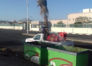بلدية الحائط تكثف من أعمال تطهير وتعقيم المنتزهات والحدائق وممرات المشاة بالمحافظة
