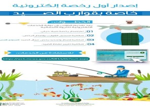 “البيئة” تصدر أول رخصة إلكترونية خاصة بقوارب الصيد