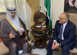 سفير المملكة لدى الأردن يلتقي وزير الثقافة الأردني