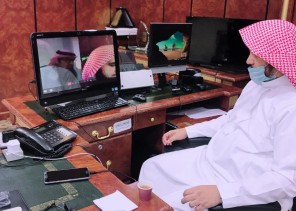 فرع هيئة الأمر بالمعروف بالجوف يجري مقابلات مستحقي الترقية عن بُعد