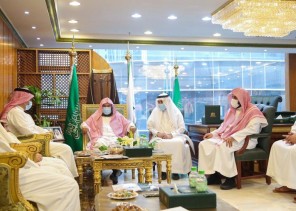 الرئيس العام يستقبل معالي الرئيس التنفيذي للهيئة الملكية لمدينة مكة المكرمة والمشاعر المقدسة ويشيد بجهودهم