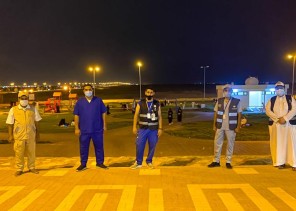 التطوع الصحي بصحة حفر الباطن يشارك الأهالي باليوم الوطني الـ90 وفق الإجراءات الاحترازية