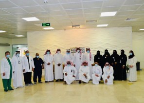 ورود نوارة التطوعي يزور مستشفى الملك سلمان ويشكر إدارته