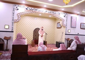 مدير إدارة مساجد محافظة صامطة يفتتح مسجد المهجري بالخوالف