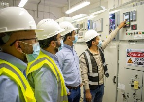 تحلية المياه المالحة تتأهب للبدء في تعبئة خط الأنابيب والتشغيل التجريبي لمحطة الضخ الرئيسية