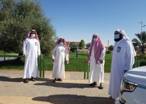 مدير عام فرع الرئاسة العامة لهيئة الأمر بالمعروف في منطقة الجوف يتفقد هيئتي طبرجل والقريات