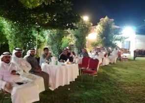 رؤساء الأندية الأدبية في سمرة ثقافية  بمحافظة المخواة