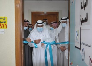 “اللهيبي” يفتتح العيادة الصحية بتعليم الطائف