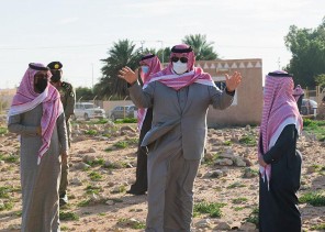 أمير الحدود الشمالية يتفقد قرية زُبَالا التاريخية