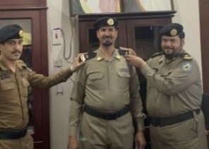 قائد امن طريق حائل  – المدينة  يقلد فرحان الحربي رتبته الجديدة “وصحيفة الشمال” تبارك له