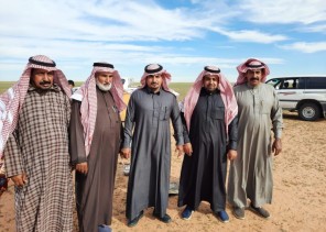 معرف قرية المحنا الشيخ عتيق بن شويلع يزور رجل الاعمال سالم الشويلعي و عقاب الشويلعي في مخيمهم الربيعي