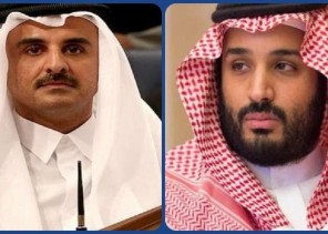 ولي العهد يُجري اتصالاً هاتفياً بأمير دولة قطر