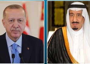 خادم الحرمين يتلقى اتصالاً هاتفياً من رئيس تركيا