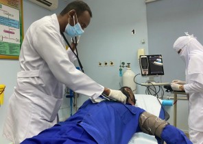 فرضية حادث مروري بمستشفى القيصومة العام