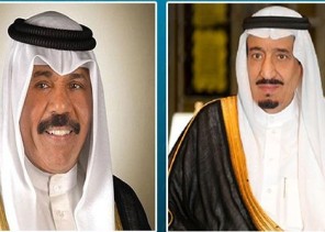 خادم الحرمين يتلقى اتصالاً هاتفياً من أمير الكويت