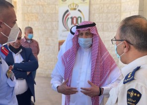 سفير خادم الحرمين بالأردن يتفقد سير العمل في منفذ “الحديثة – العمري” الحدودي بين البلدين