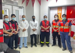 الهلال الأحمر بالباحة ينظم مبادرة ( دمك حياة )