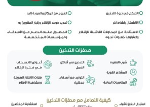 “صحة الرياض” تنشر رسالة توعوية للإقلاع عن التدخين