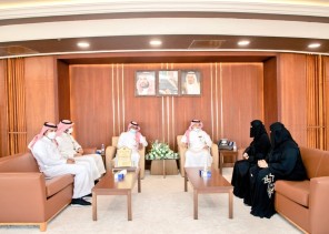 رئيس جامعة حفر الباطن يستقبل مدير وأعضاء مجلس إدارة جمعية نفح الأمل لخدمة ذوي الإعاقة بالمحافظة