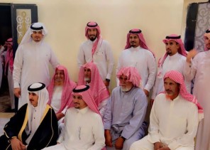 نشمي المضيان يودع العزوبية
