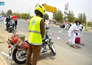 الدفاع المدني يحقق السلامة والحماية في مشعر عرفات ويكمل جاهزيته في مزدلفة