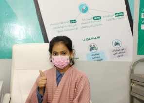 إقبال منقطع النظير من طلاب تعليم جازان لأخذ لقاح كورونا