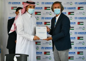 “الصندوق السعودي للتنمية” والمفوضية السامية لشؤون اللاجئين يدشنان مشروع تطوير شبكة كهرباء مخيم الأزرق للاجئين السوريين في الأردن