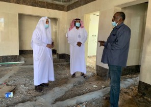 مدير عام هيئة الأمر بالمعروف بمنطقة الجوف يتفقد مشروع مبنى هيئة دومة الجندل