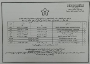 فتح باب الترشيح لعضوية ورئاسة مجلس إدارة النادي الوطني للمرة الثانية