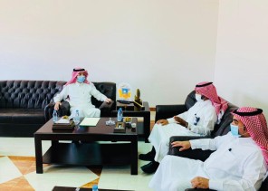 محافظ النبهانية يستقبل مساعد مدير فرع الاسكان بمنطقة القصيم