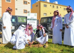 المركز الوطني للغطاء النباتي بالحدود الشمالية يطلق حملة تشجير تحت شعار “لنجعلها خضراء”