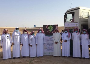 تحت إشراف لجنة اصدقاء البيئة .. تدشين حملة تشجير الجوف خضراء