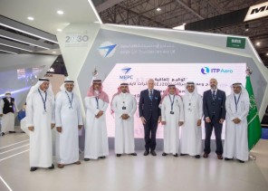 ” الشرق الأوسط لمحركات الطائرات المحدودة” وشركة “ITP ” الإسبانية توقعان اتفاقية تعاون مشترك لإصلاح محركات طائرات التايفون