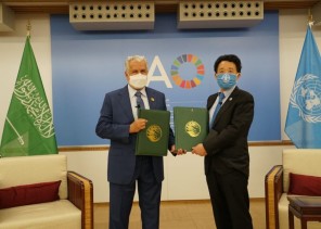 الدكتور الربيعة يوقع اتفاقيتين مشتركتين مع منظمة الأغذية والزراعة للأمم المتحدة (الفاو) في روما  