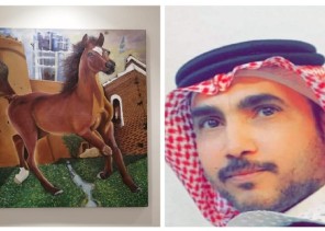 مزيج بين القديم والحديث .. لوحة وطنية للفنان التشكيلي المبدع طارق هندي استغرق في رسمها لـ 3 شهور