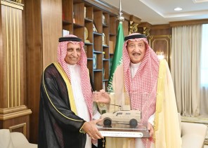 سمو أمير منطقة جازان يستقبل رئيس المؤسسة العامة للصناعات العسكرية..