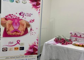 جمعية الملك فهد الخيرية النسائية بجازان تنفذ مبادرة حملة الكشف المبكر عن سرطان الثدي “رايتك وردية”مع عدة جهات ..