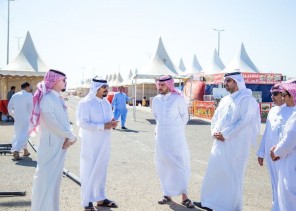 محافظ عقلة الصقور يتفقد مهرجان ‏السمن والسمين قبل انطلاقه