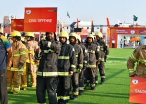 الدفاع المدني يشارك في “تحدي رجال الإطفاء” في مركز الملك عبدالعزيز الثقافي بالظهران ..