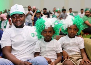 حضور جماهيري لافت لمساندة المنتخب في أمانة العاصمة المقدسة