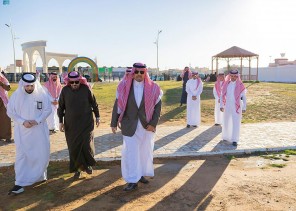 سمو أمير الحدود الشمالية يتفقّد حديقة الأطفال بمحافظة طريف